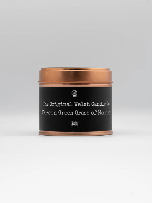 Green Grass Welsh Soy Candle – Grass Copper Tin