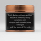 Autumn Welsh Soy Candle – bergamot Copper Tin
