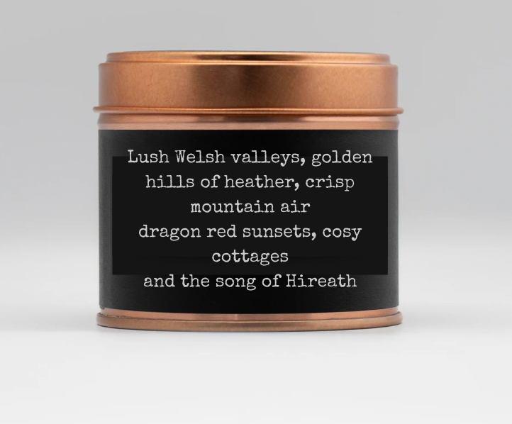 Autumn Welsh Soy Candle – bergamot Copper Tin