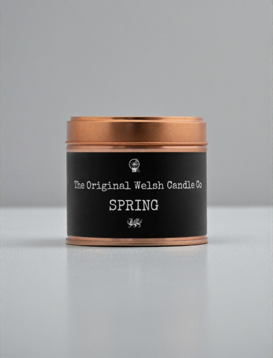 Spring soy candle - lime basil & mandarin copper tin