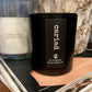 Cariad scented soy candle in luxury black jar - the perfect Welsh gift