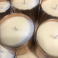 Cariad Welsh Soy Candle – Black pomegranate Copper Tin