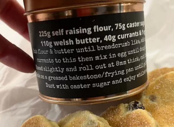 WELSHCAKE Copper tin scented candle